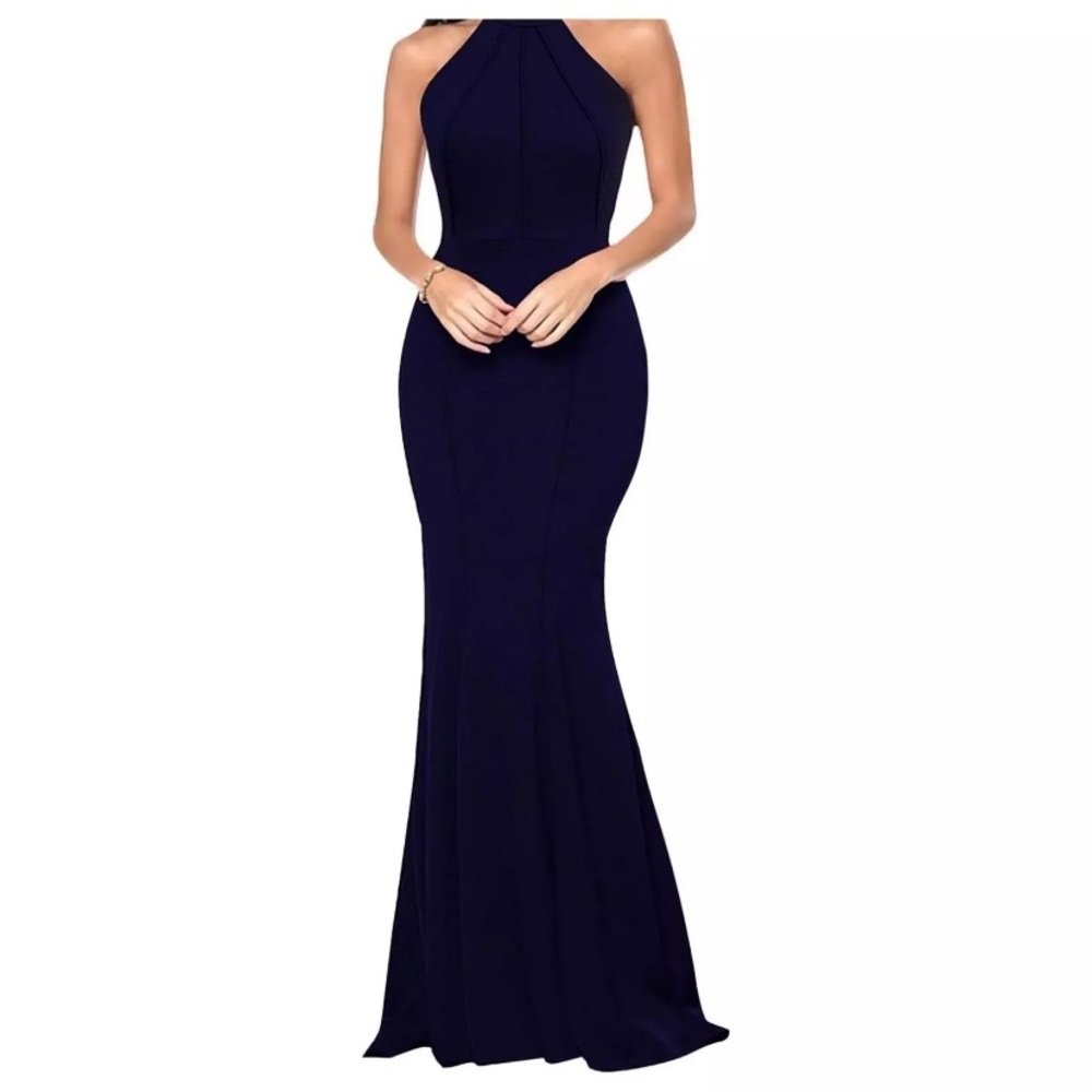 NWT Berydress Halter Mermaid Dress L